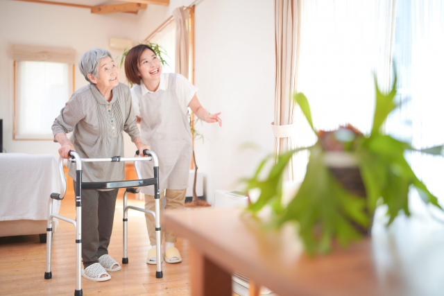 歩行の介助の様子